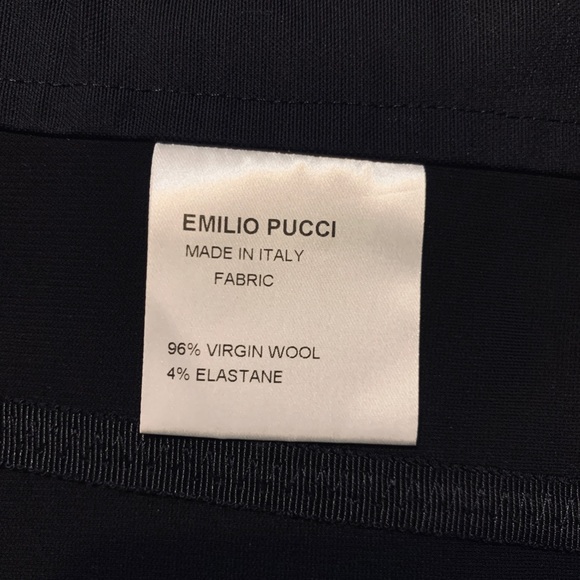 AUTHENTIC EMILIO PUCCI JACKET BLACK  SZ 40 US 6 - Picture 3 of 8